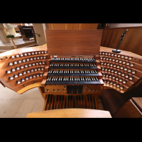 Rheine, St. Dionysius, Spieltisch von oben