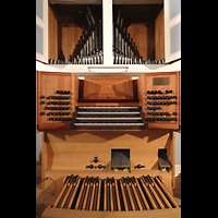 Schleswig, Dom St. Petri, Spieltisch und Brustwerk