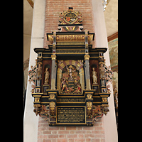 Schleswig, Dom St. Petri, Epitaph des Schleswiger B�rgermeisters M�nden am NW-Vierungspfeiler