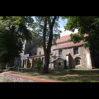 Strausberg, St. Marien, Ansicht von der Predigerstrae von Sdosten