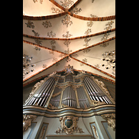 Strausberg, St. Marien, Orgel perspektivisch