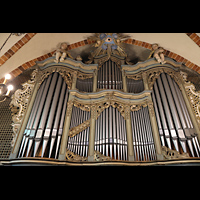 Strausberg, St. Marien, Orgelprospekt perspektivisch