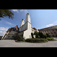 Vilshofen, Benediktinerabtei St. Trinitatis, Ansicht von Westen
