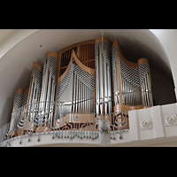 Vilshofen, Benediktinerabtei St. Trinitatis, Hauptorgel seitlich