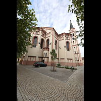 Weienhorn, Mari Himmelfahrt, Ansicht vom Kirchplatz / Hauptstrae von Nordosten