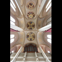 Weienhorn, Mari Himmelfahrt, Orgel und Blick ins Gewlbe