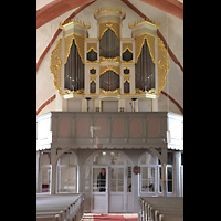 Zettemin, Dorfkirche, Orgelempore