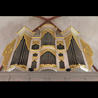 Zettemin, Dorfkirche, Orgel perspektivisch
