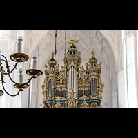 Gdansk (Danzig), Bazylika Mariacka (St. Marien), Prospekt des Hauptorgelgehäuses