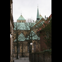 Münster, Dom St. Paulus, Außenansicht vom Chor