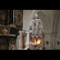Münster, Dom St. Paulus, Blick durch die Bögen zur Hautporgel