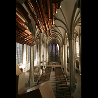 Münster, St. Lamberti, Innenraum mit Trompeteria