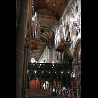 Glasgow, St. Mungo Cathedral, Blick vom Chor in Richtung Orgel und Hauptschiff