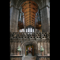 Glasgow, St. Mungo Cathedral, Orgel im Chorraum