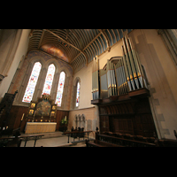 Glasgow, St. Mary's Episcopal Cathedral, Orgel und Chorraum