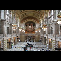 Glasgow, Kelvingrove Museum, Concert Hall, Orgel in der Haupthalle