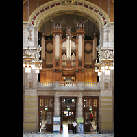 Glasgow, Kelvingrove Museum, Concert Hall, Orgelempore