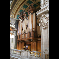 Glasgow, Kelvingrove Museum, Concert Hall, Orgel von der Seitenempore aus