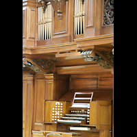 Glasgow, Kelvingrove Museum, Concert Hall, Spieltisch mit Orgel