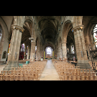 Edinburgh, St. Giles' Cathedral, Innenraum / Hauptschiff in Richtung Chor