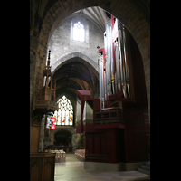 Edinburgh, St. Giles' Cathedral, Orgel und Seitenschiff