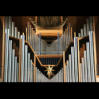 Berlin, Lindenkirche, Prospekt-Detail