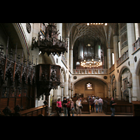 Wittenberg, Schlosskirche, Kanzel und Orgel