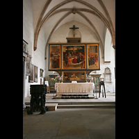 Wittenberg, Stadtkirche St. Marien, Chorraum mit Altar