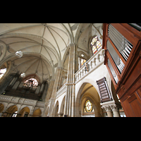 Leipzig, Peterskirche, Chororgel und Hauptorgel