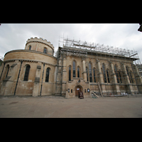 London, Temple Church, Seitenansicht