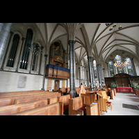 London, Temple Church, Innenraum mit Orgel