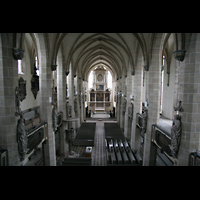 Halle (Saale), Dom, Ansicht von der Orgelempore aus
