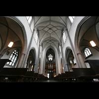 Köln (Cologne), St. Severin, Innenraum mit Orgel