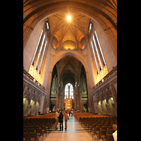 Liverpool, Anglican Cathedral, Vierung und Hauptschiff
