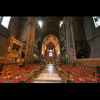 Liverpool, Anglican Cathedral, Blick vom Chor in Richtung Westwand