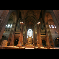 Liverpool, Anglican Cathedral, Querhaus mit Orgel
