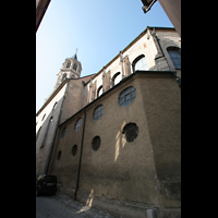 Rottweil, Kapellenkirche (kath.), gesamtansicht von der Seite