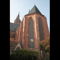 Frankfurt am Main, Kaiserdom St. Bartholomäus, Außenansicht Chor