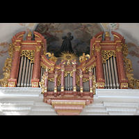 Blick zur Orgel