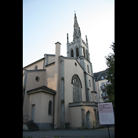 Luzern, Matthäuskirche, Fassade und Turm