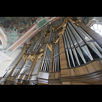 Sankt Gallen (St. Gallen), Kathedrale, Prospekt der großen Orgel