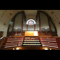 Sankt Gallen (St. Gallen), St. Maria Neudorf, Spieltisch mit Orgel