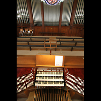 Sankt Gallen (St. Gallen), St. Maria Neudorf, Spieltisch mit Orgelprospekt