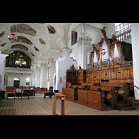 Engelberg, Klosterkirche, Chor- und Hauptorgel