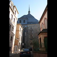 Halle (Saale), Konzerthalle (ehem. Ulrichskirche), Fassade von der Kleinen Mrkerstrae aus