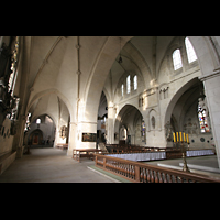 Münster, Dom St. Paulus, Blick vom Chorumgang in Richtung Auxiliarwerk