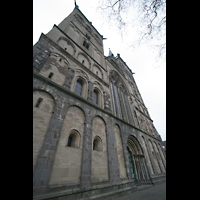 Xanten, Dom St. Viktor, Fassade perspektivisch