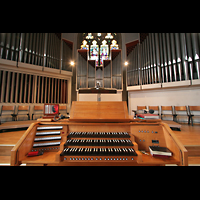 Bremen, Propsteikirche St. Johann, Spieltisch und Orgel