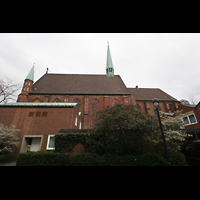 Bremen, Propsteikirche St. Johann, Seitenansicht