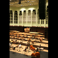 Bremen, Glockensaal, Orchesterbühne und Orgel